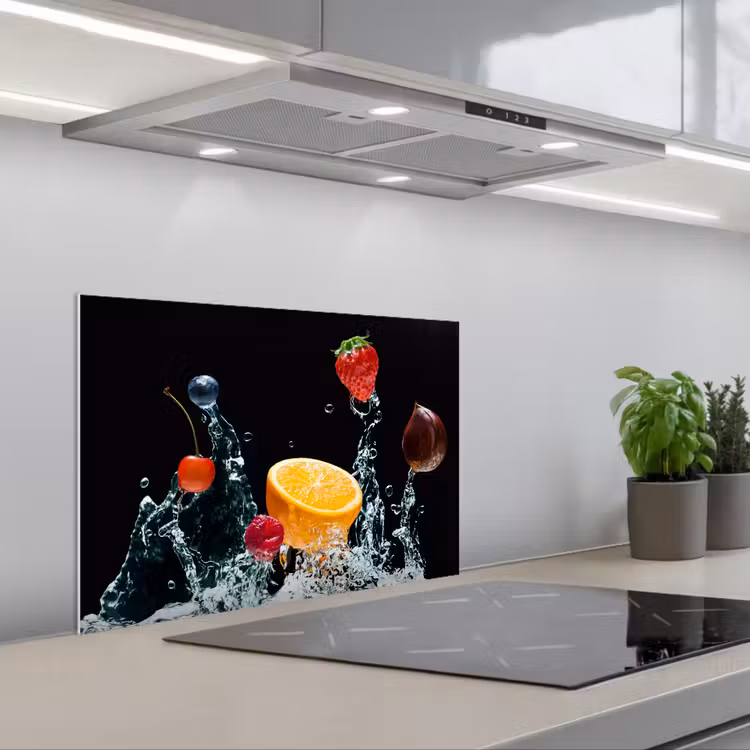 Kitchen splashback for hob - Fruity Fountain — 1
