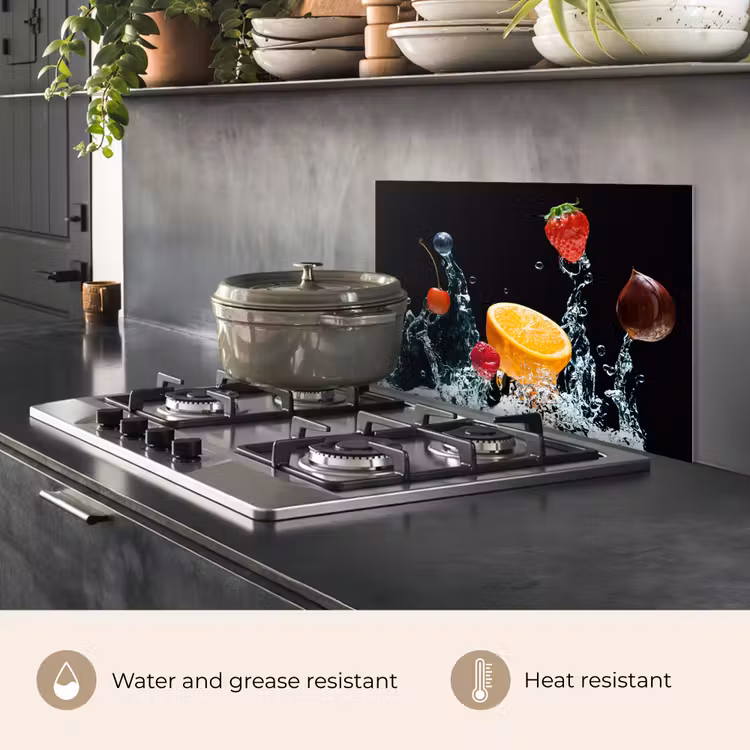 Kitchen splashback for hob - Fruity Fountain — 2