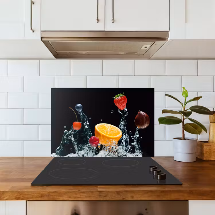 Kitchen splashback for hob - Fruity Fountain — 3