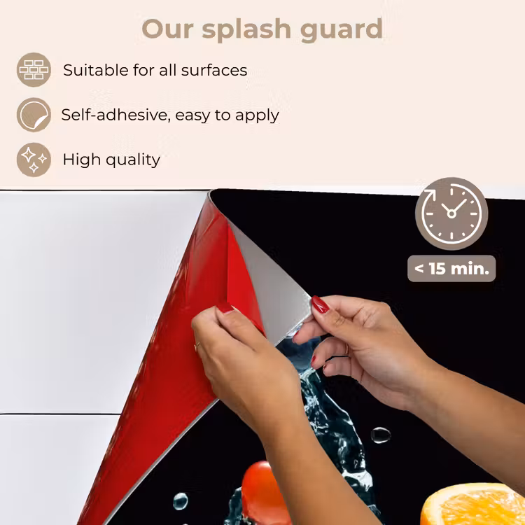 Kitchen splashback for hob - Fruity Fountain — 4