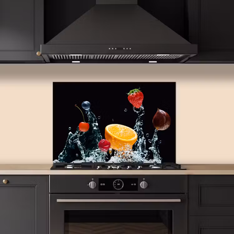Kitchen splashback for hob - Fruity Fountain — 5