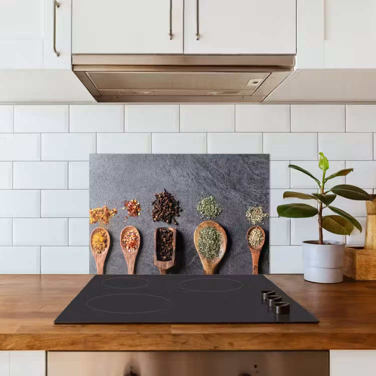 Kitchen splashback for hob - Herbal Arsenal — 3