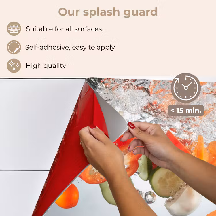 Kitchen splashback for hob - Underwater harvest — 4