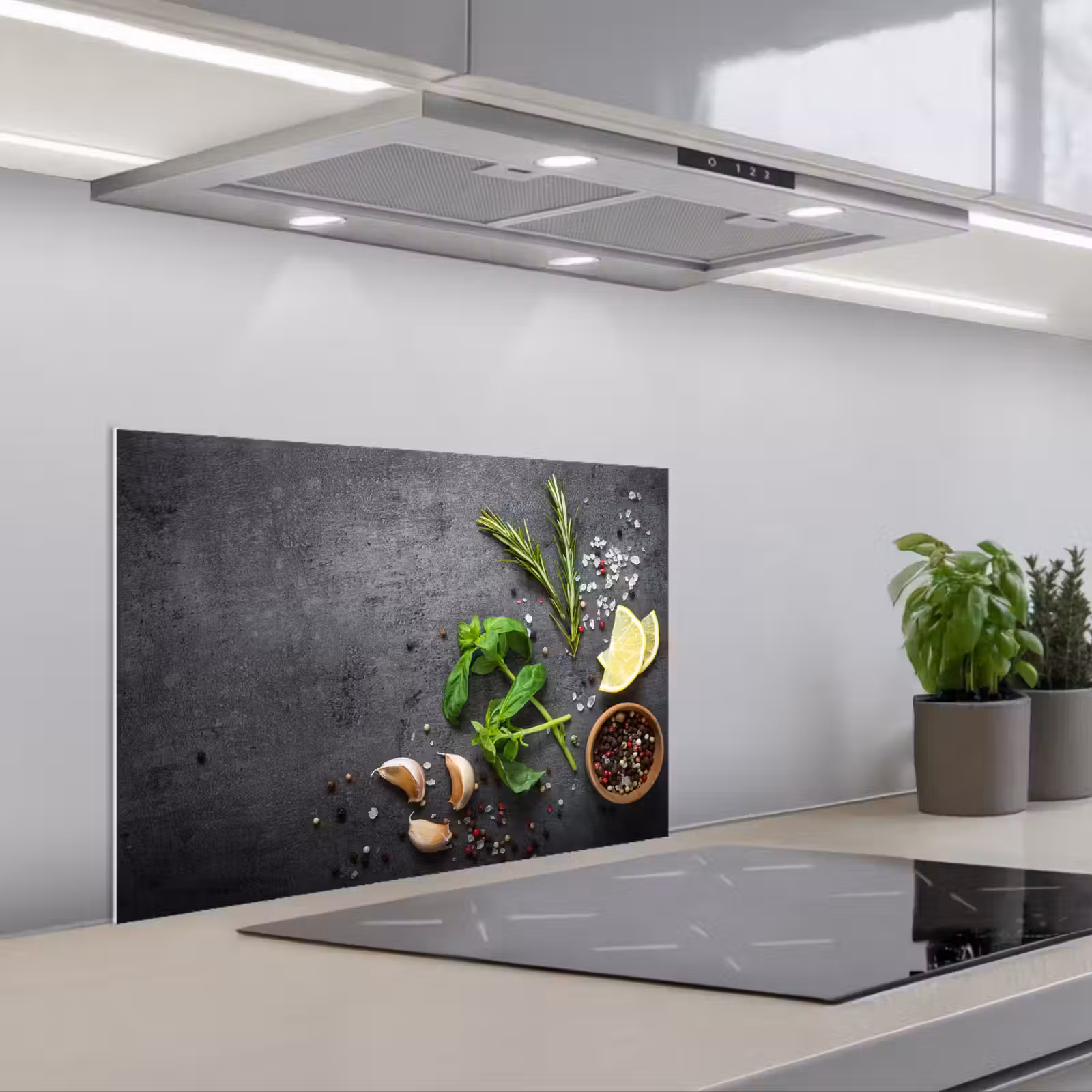 Kitchen splashback for hob - Gastronomic Still Life — 1