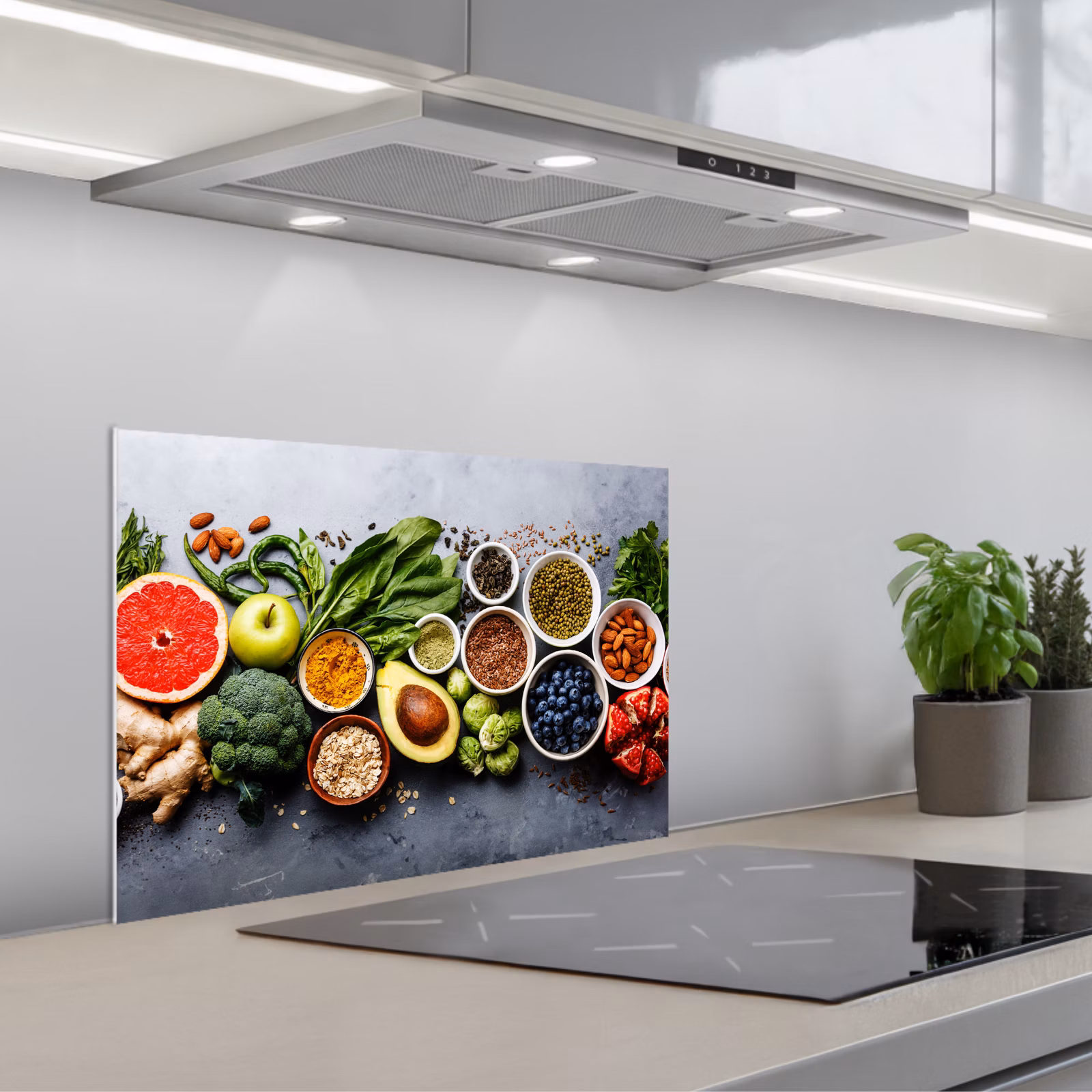 Kitchen splashback for hob - Symphony of Superfoods — 1