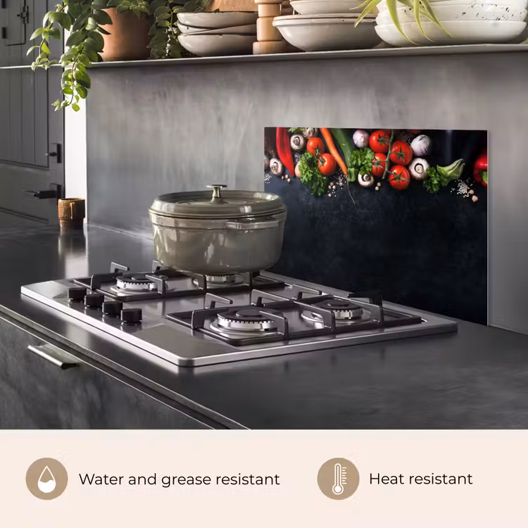 Kitchen splashback for hob - Fresh Harvest in the Kitchen — 2