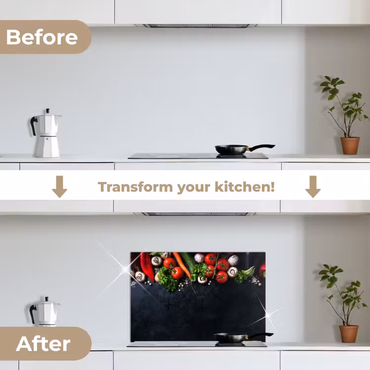 Kitchen splashback for hob - Fresh Harvest in the Kitchen — 7