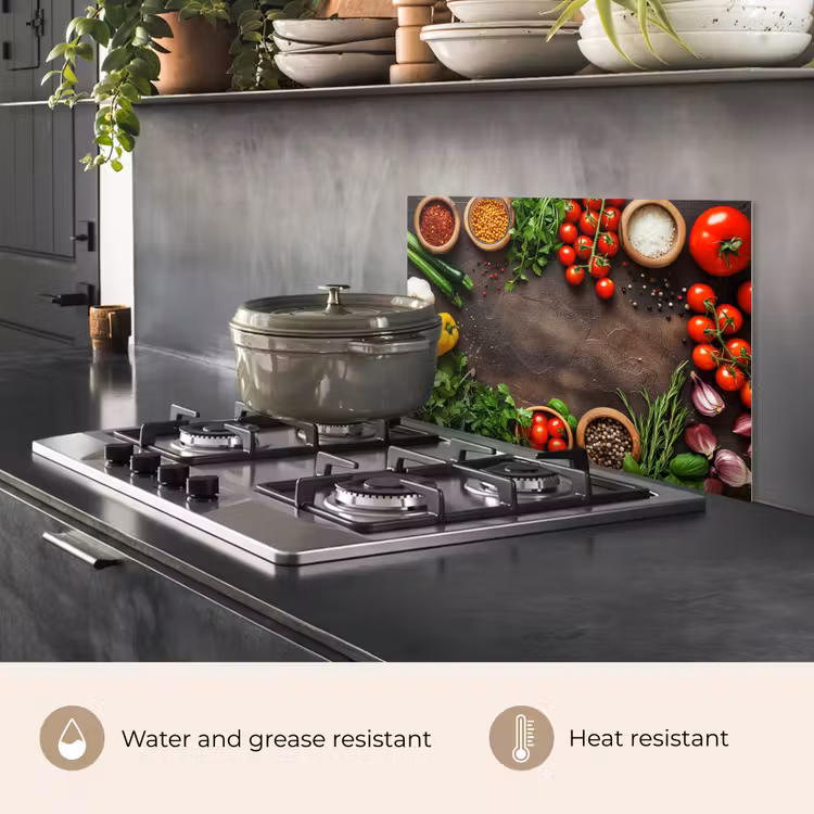 Kitchen splashback for hob - Garden of Freshness — 2