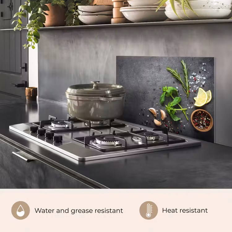 Kitchen splashback for hob - Gastronomic Still Life — 2
