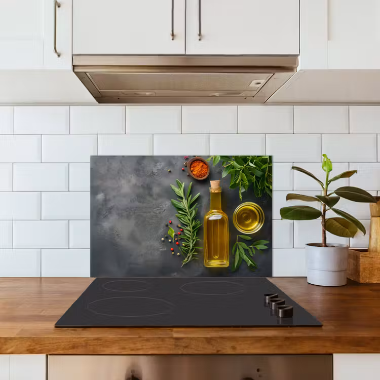 Kitchen splashback for hob - Mediterranean Cuisine Essentials — 3
