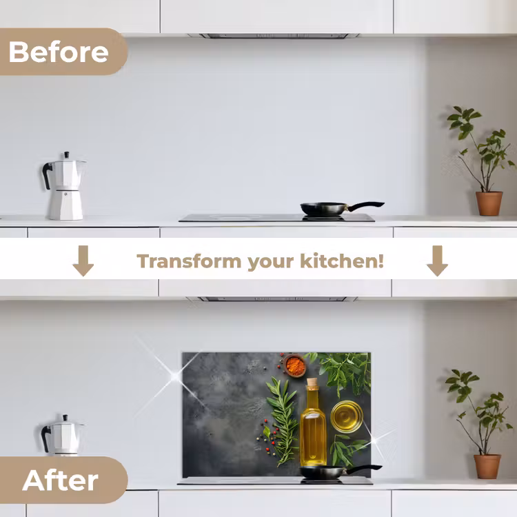 Kitchen splashback for hob - Mediterranean Cuisine Essentials — 7