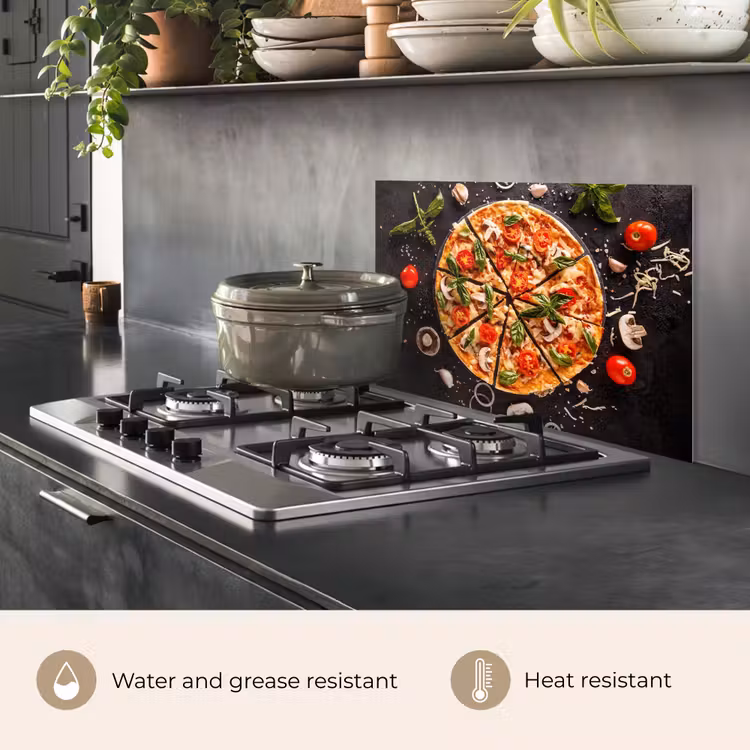 Kitchen splashback for hob - Mediterranean Feast — 2