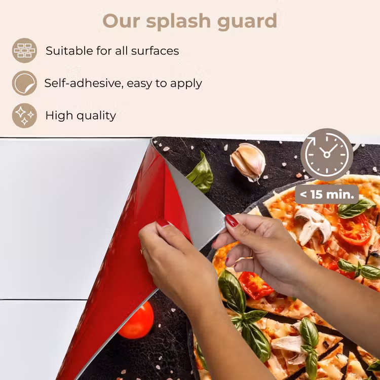 Kitchen splashback for hob - Mediterranean Feast — 4