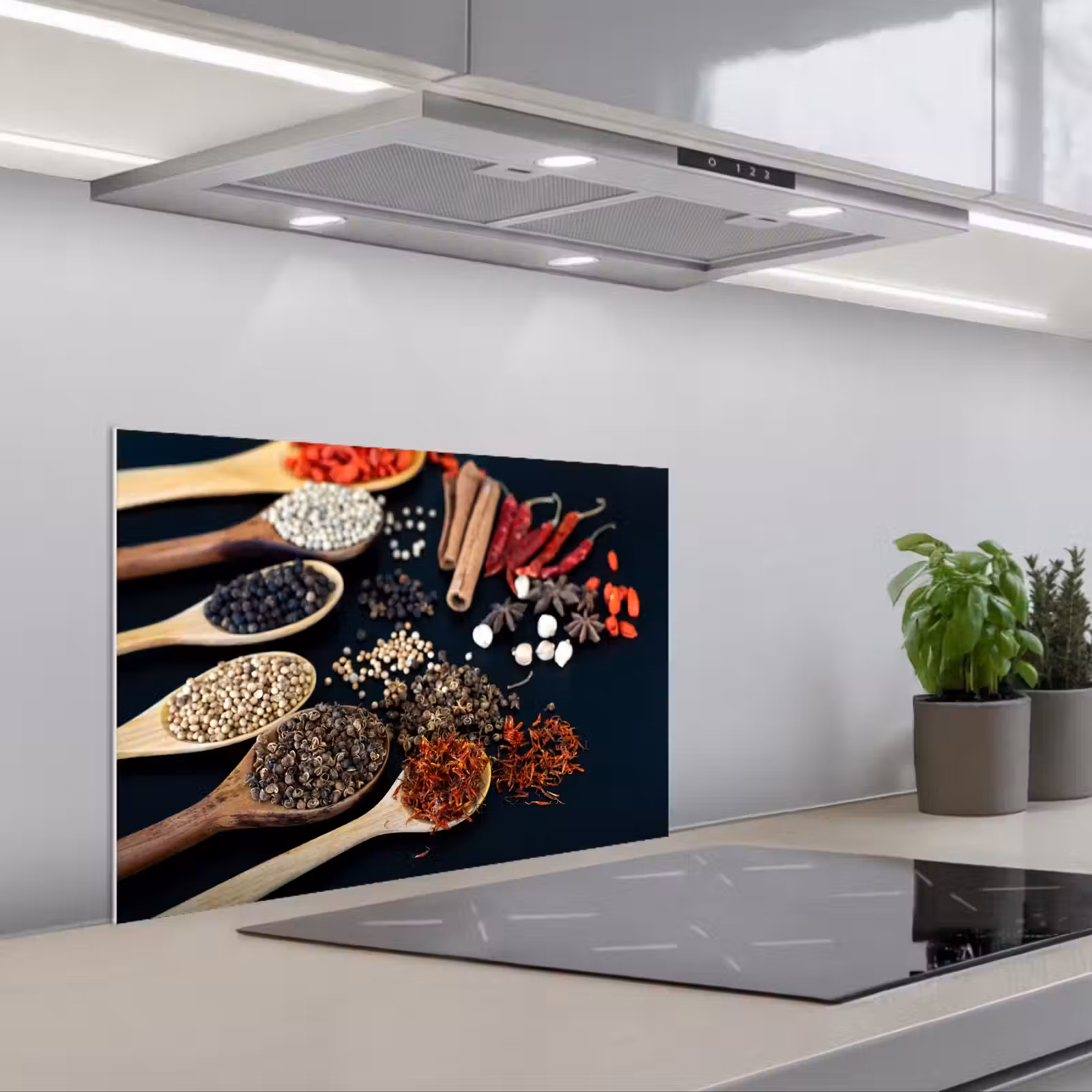 Kitchen splashback for hob - Spice Symphony — 1