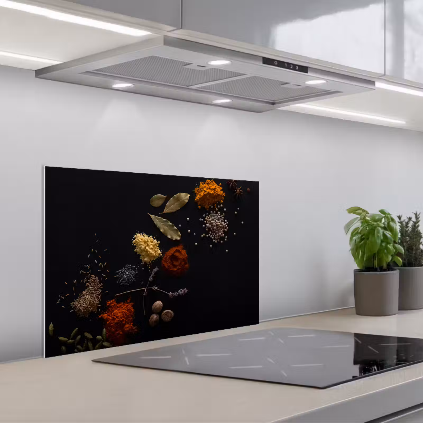 Kitchen splashback for hob - Spicy Constellation — 1