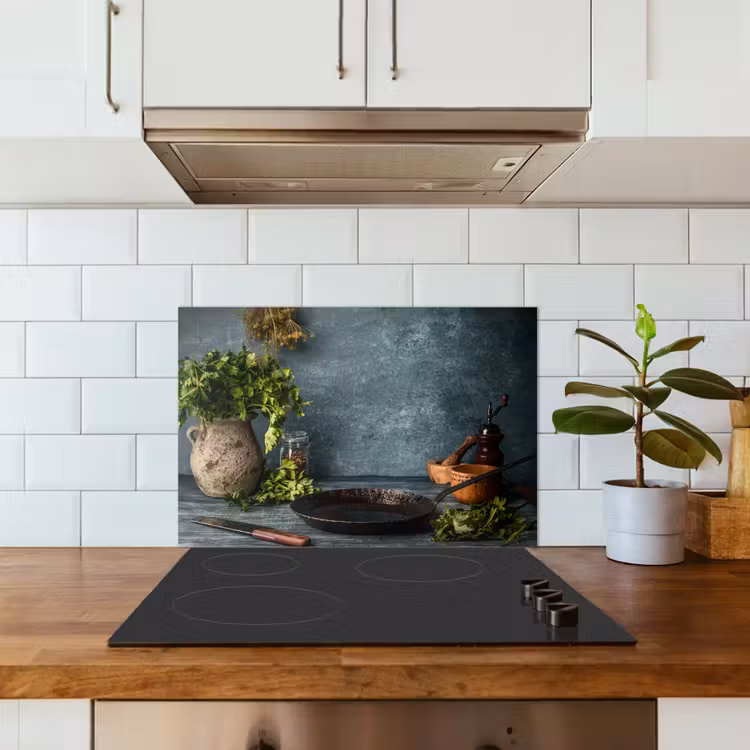 Kitchen splashback for hob - Silence for Cooking — 3