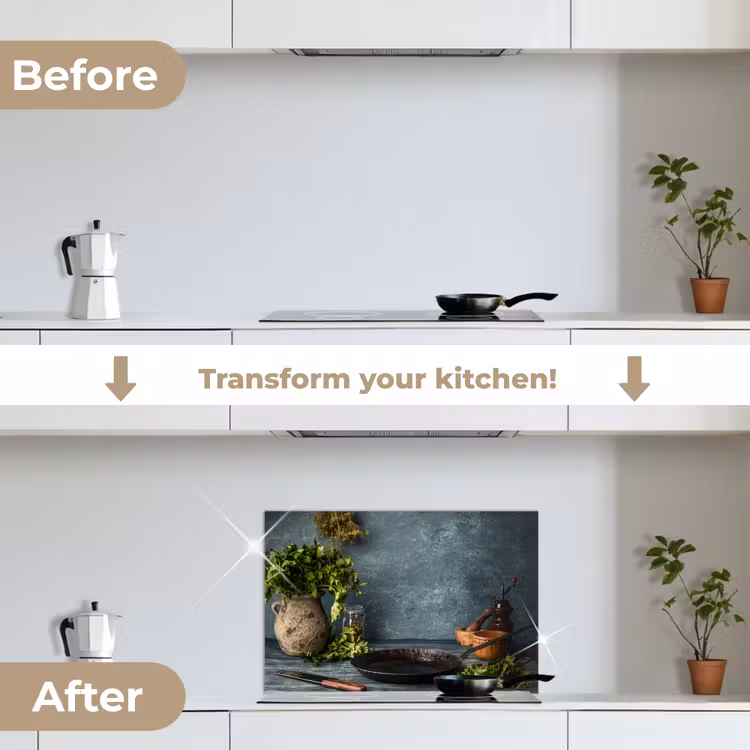 Kitchen splashback for hob - Silence for Cooking — 7