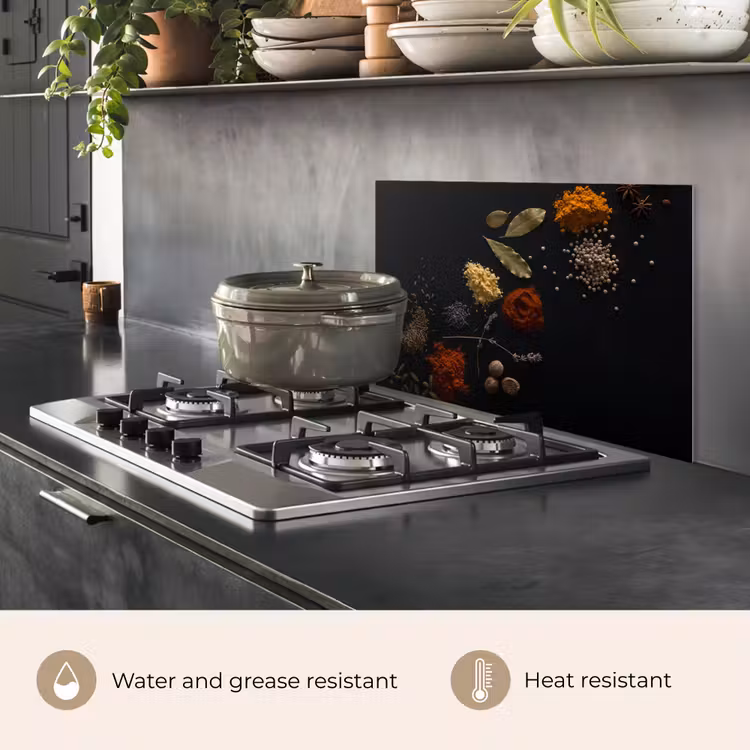 Kitchen splashback for hob - Spicy Constellation — 2