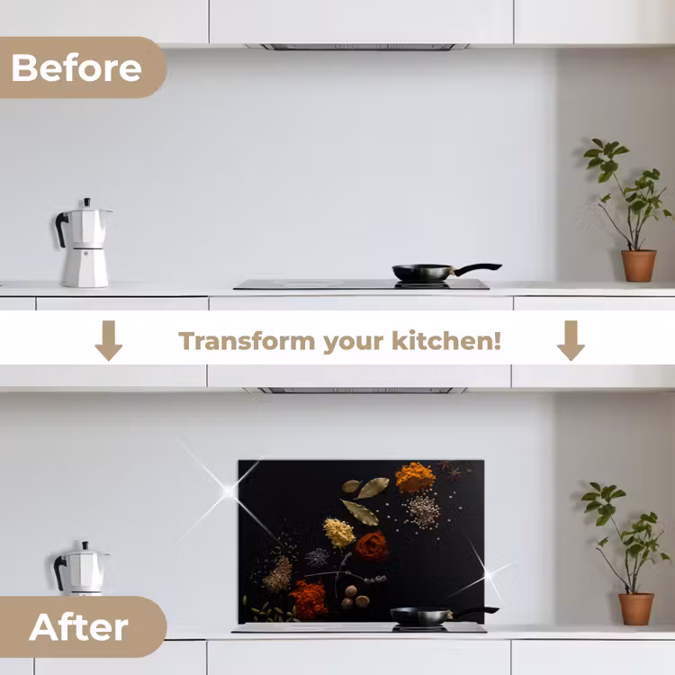 Kitchen splashback for hob - Spicy Constellation — 7