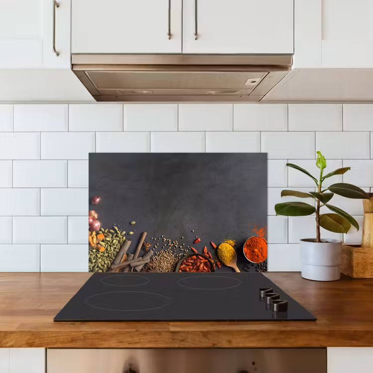 Kitchen splashback for hob - Still Life of Spices and Flavors — 3