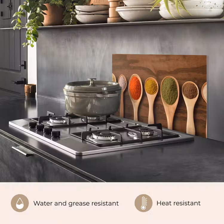 Kitchen splashback for hob - Symmetry of Flavors — 2