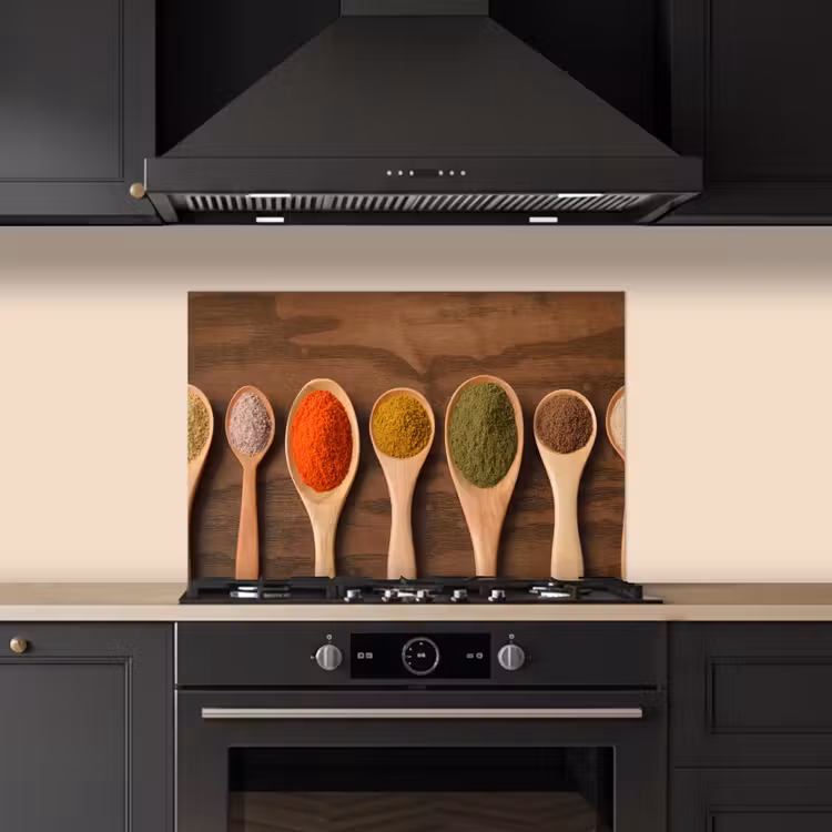 Kitchen splashback for hob - Symmetry of Flavors — 5