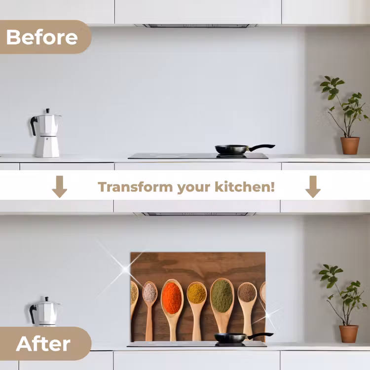 Kitchen splashback for hob - Symmetry of Flavors — 7