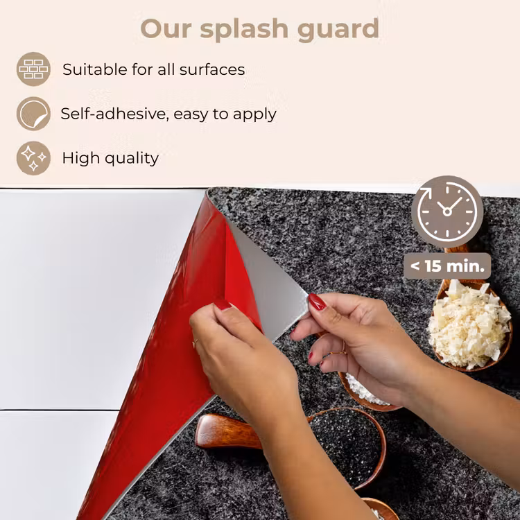 Kitchen splashback for hob - Salt crystals Galaxy — 4