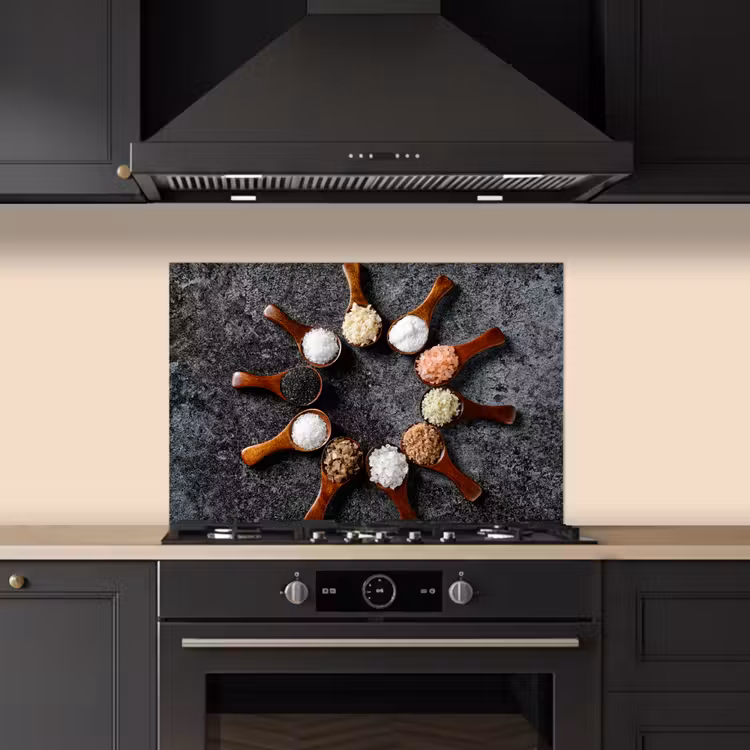 Kitchen splashback for hob - Salt crystals Galaxy — 5