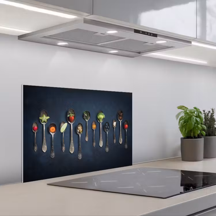 Kitchen splashback for hob - Tasting in Spoons — 1