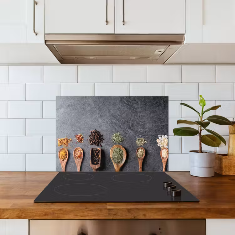 Kitchen splashback for hob - Ladle - Spices - Industrial — 3