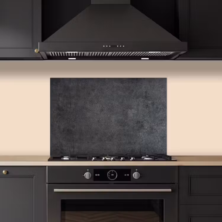 Kitchen splashback for hob - Industrial - Slate - Gray - Textured - Concrete — 5