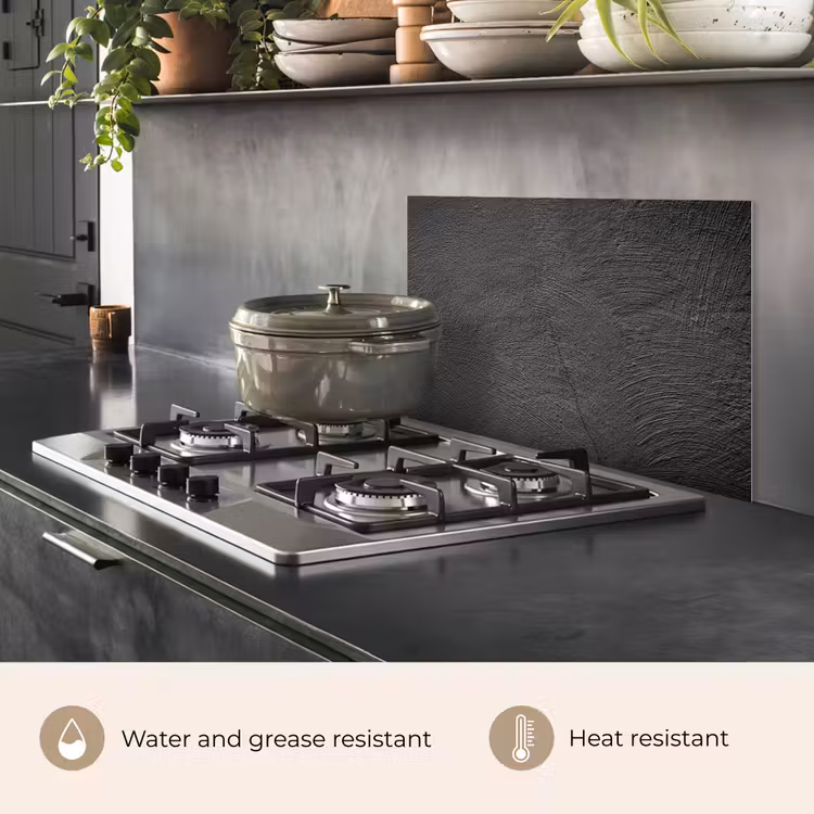 Kitchen splashback for hob - Layering of Time — 2