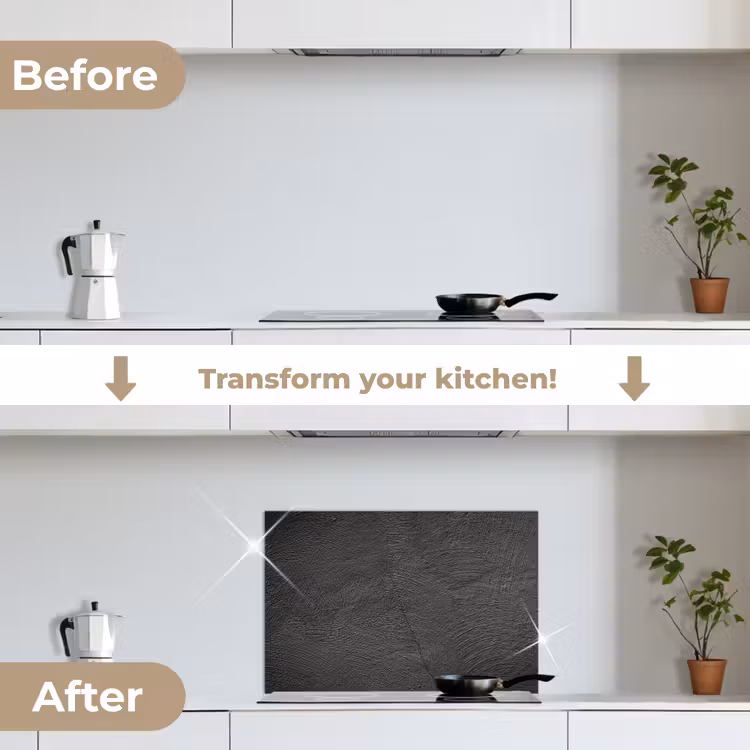 Kitchen splashback for hob - Layering of Time — 7