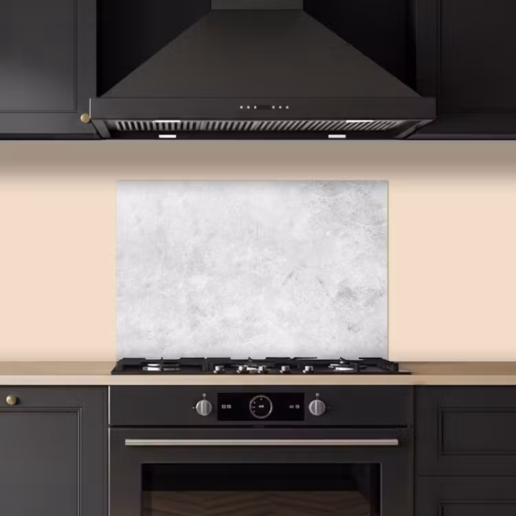 Kitchen splashback for hob - Soft Concrete Blood — 5