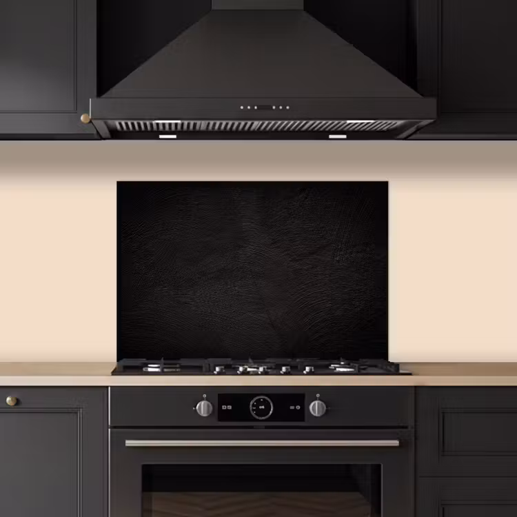 Kitchen splashback for hob - Weathered Dark Patterns — 5