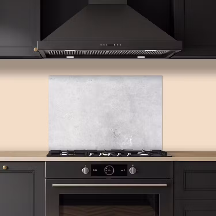 Kitchen splashback for hob - Weathering - Concrete - Textures - Vintage - Industrial - Gray — 5