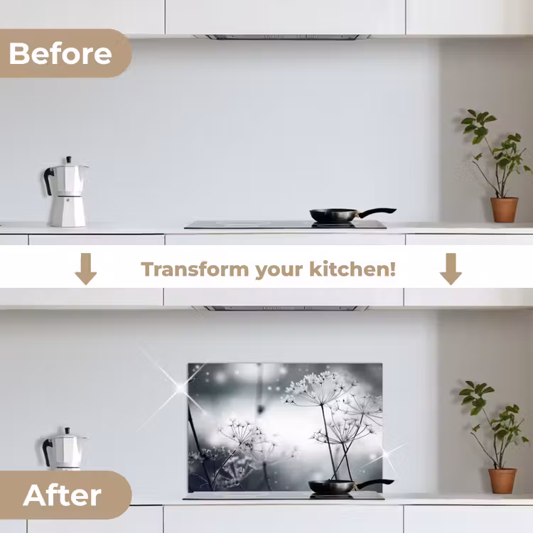 Kitchen splashback for hob - Winter Whispers — 7
