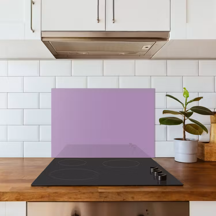 Kitchen splashback for hob - Interior - Purple - Colors - Purple - Solid — 3
