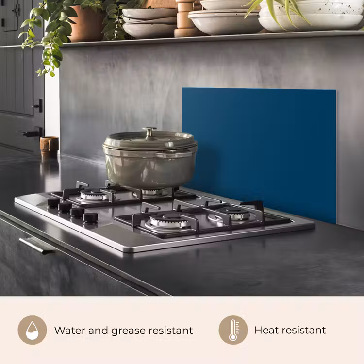 Kitchen splashback for hob - Indigo - Palette - Colors — 2