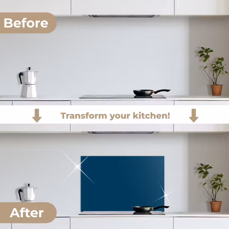 Kitchen splashback for hob - Indigo - Palette - Colors — 7