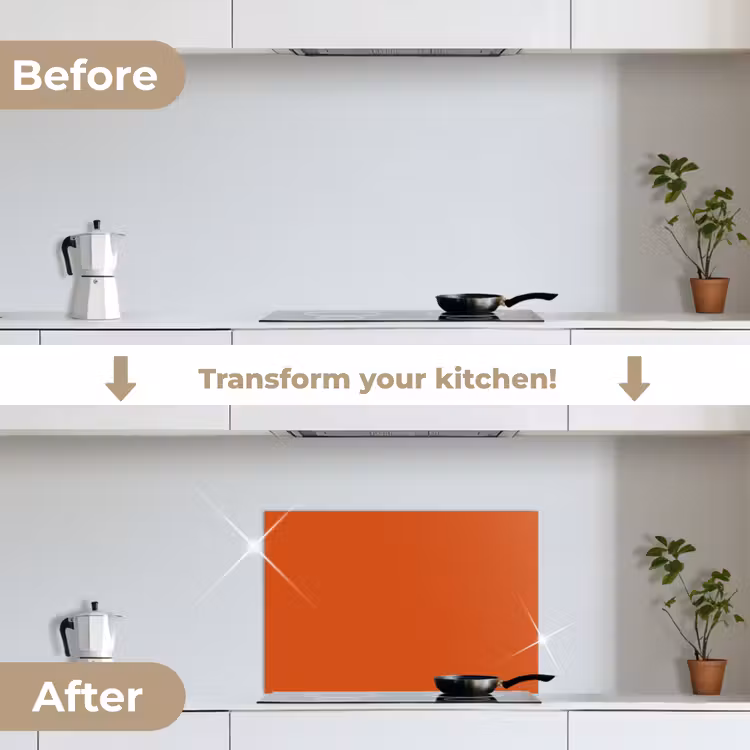 Kitchen splashback for hob - Sienna - Earth - Colors - Solid — 7