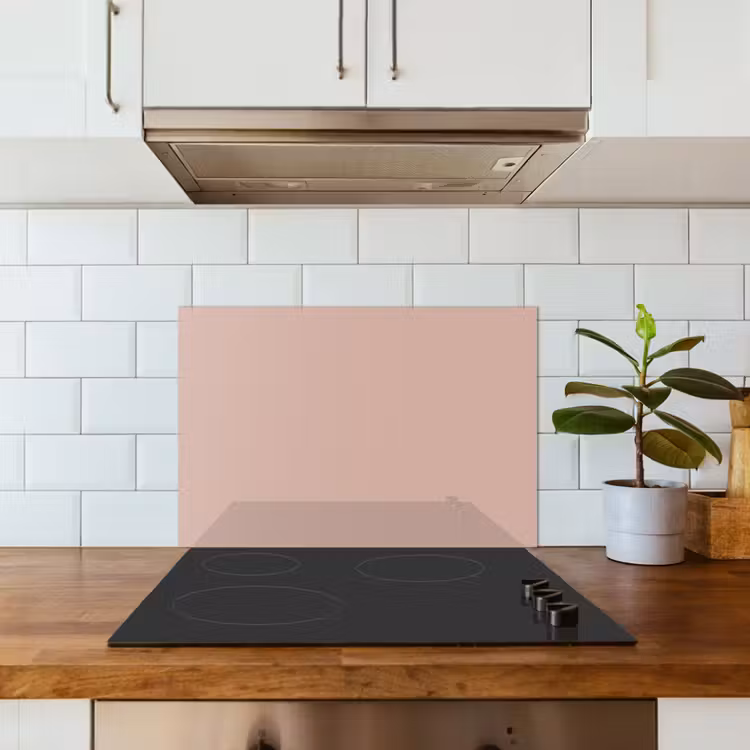 Kitchen splashback for hob - Glow of the Dawn — 3