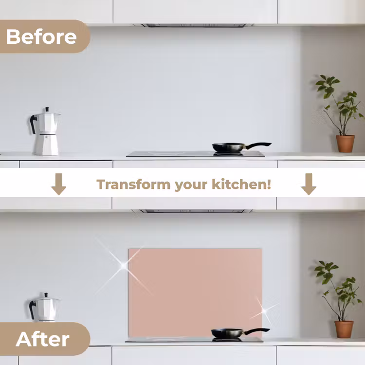 Kitchen splashback for hob - Glow of the Dawn — 7