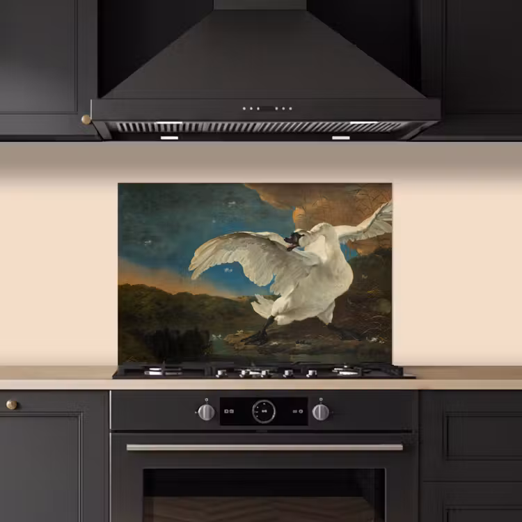 Kitchen splashback for hob - Swan - Old Masters - Jan Asselijn — 5