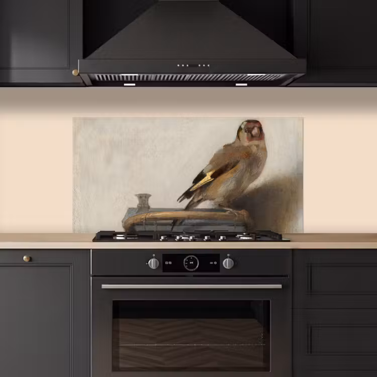 Kitchen splashback for hob - The Goldfinch - Carel Fabritius — 5
