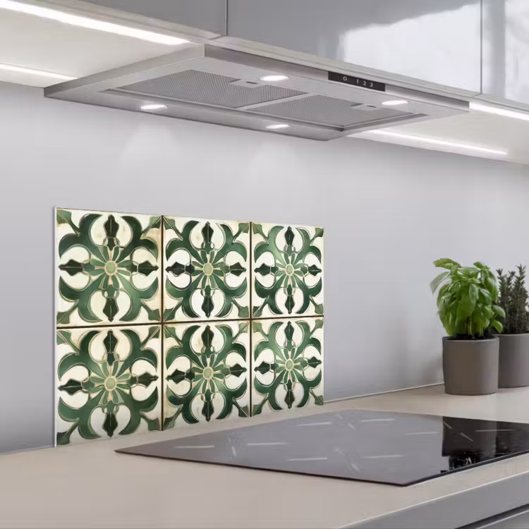 Kitchen splashback for hob - Interior - Ceramics - Decoration - Spanish — 1