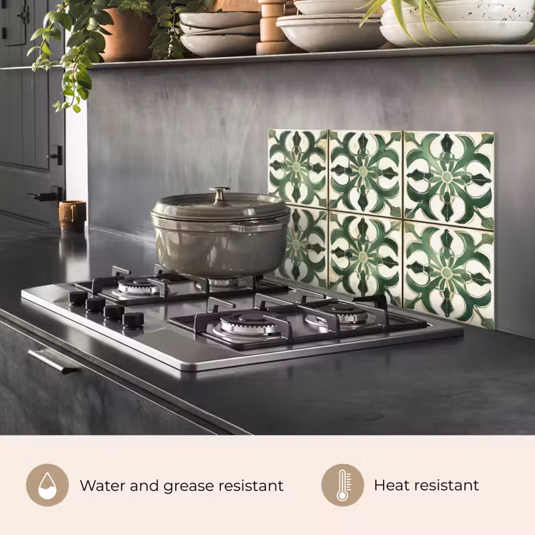 Kitchen splashback for hob - Interior - Ceramics - Decoration - Spanish — 2