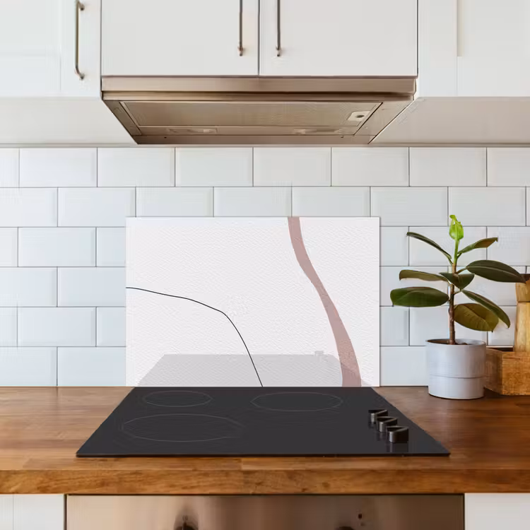 Kitchen splashback for hob - Line - Pastel - Design — 3