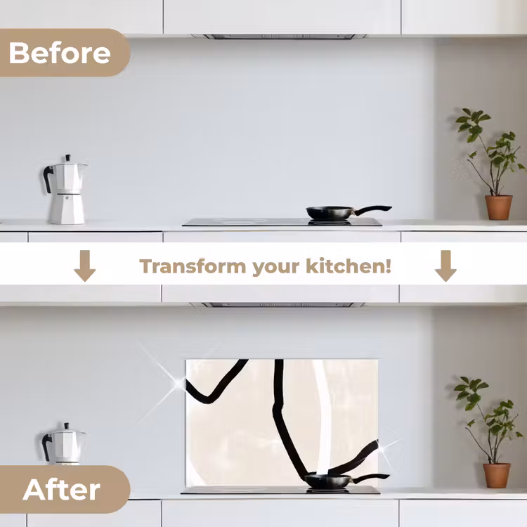 Kitchen splashback for hob - Pink - Minimalism - Design — 7